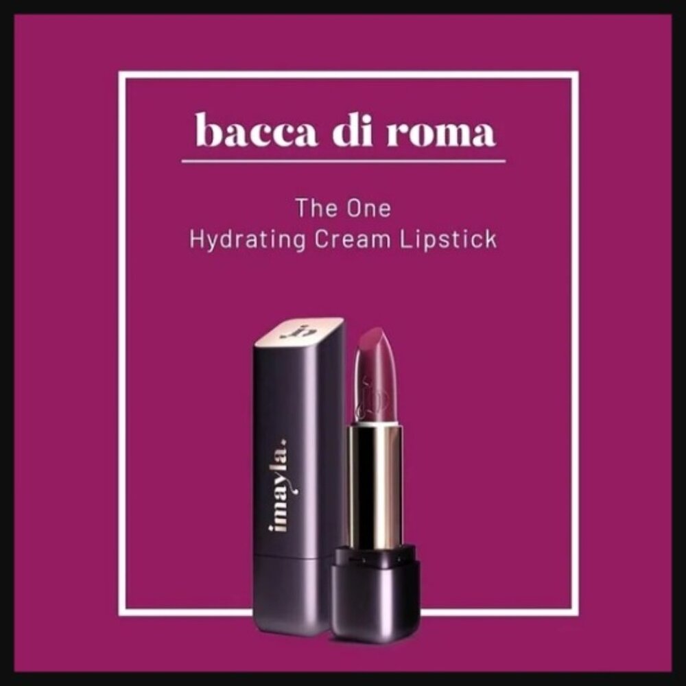 Imayla Bacca Di Roma The One Hydrating Cream Lipstick Full Size NIB